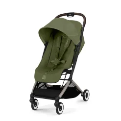 Cybex Poussette ultra compacte Orfeo 2 Châssis Taupe/Siège Moss Green