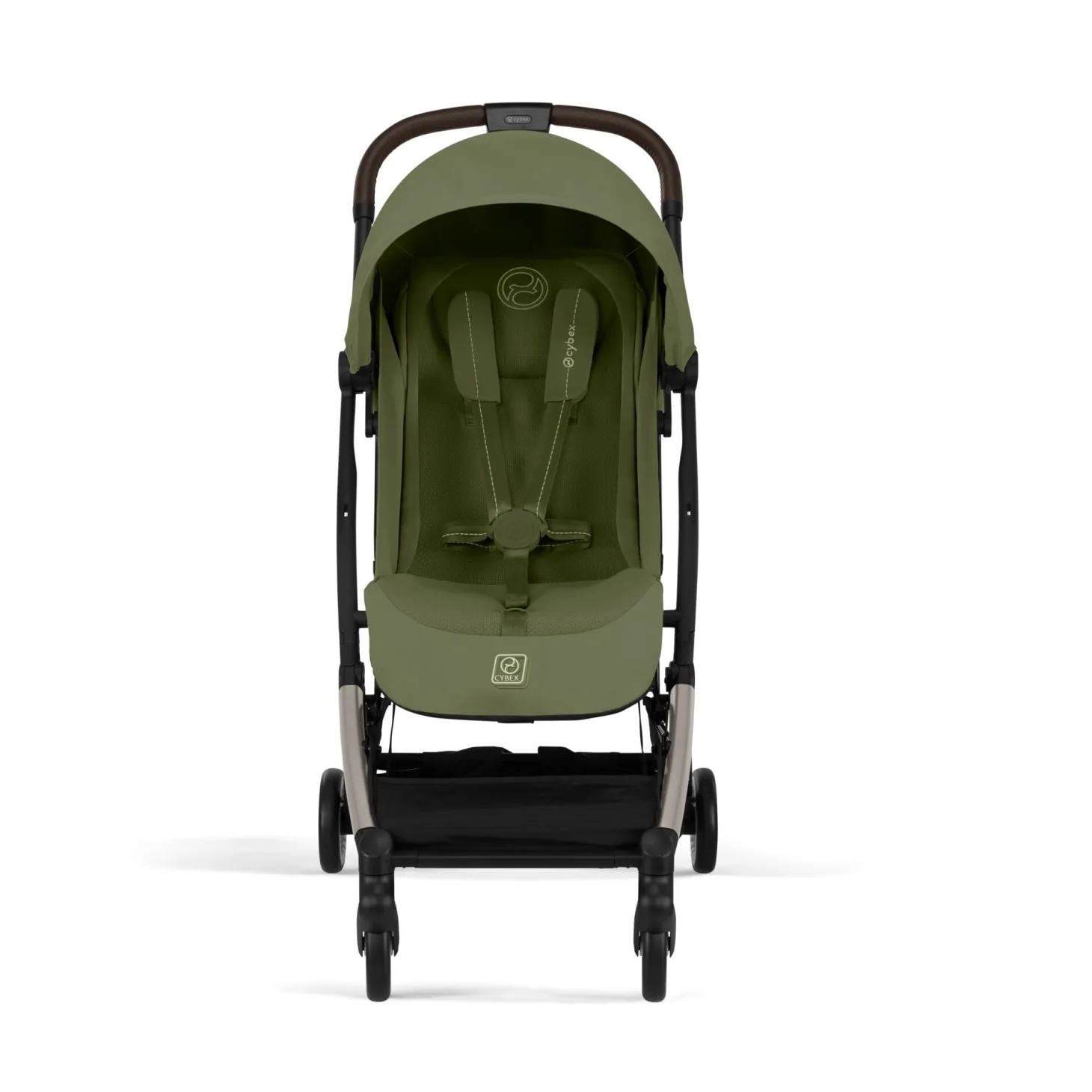 Cybex Poussette ultra compacte Orfeo 2 Châssis Taupe/Siège Moss Green