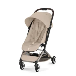 Cybex                    Poussette Ultra Compacte Orfeo     Châssis Taupe - Almond Beige