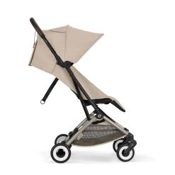 Cybex                    Poussette Ultra Compacte Orfeo     Châssis Taupe - Almond Beige