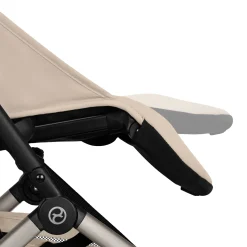 Cybex                    Poussette Ultra Compacte Orfeo     Châssis Taupe - Almond Beige