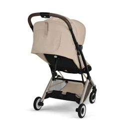 Cybex                    Poussette Ultra Compacte Orfeo     Châssis Taupe - Almond Beige