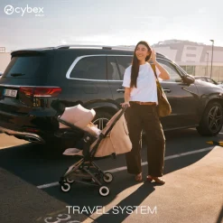 Cybex                    Poussette Ultra Compacte Orfeo     Châssis Black - Magic Black