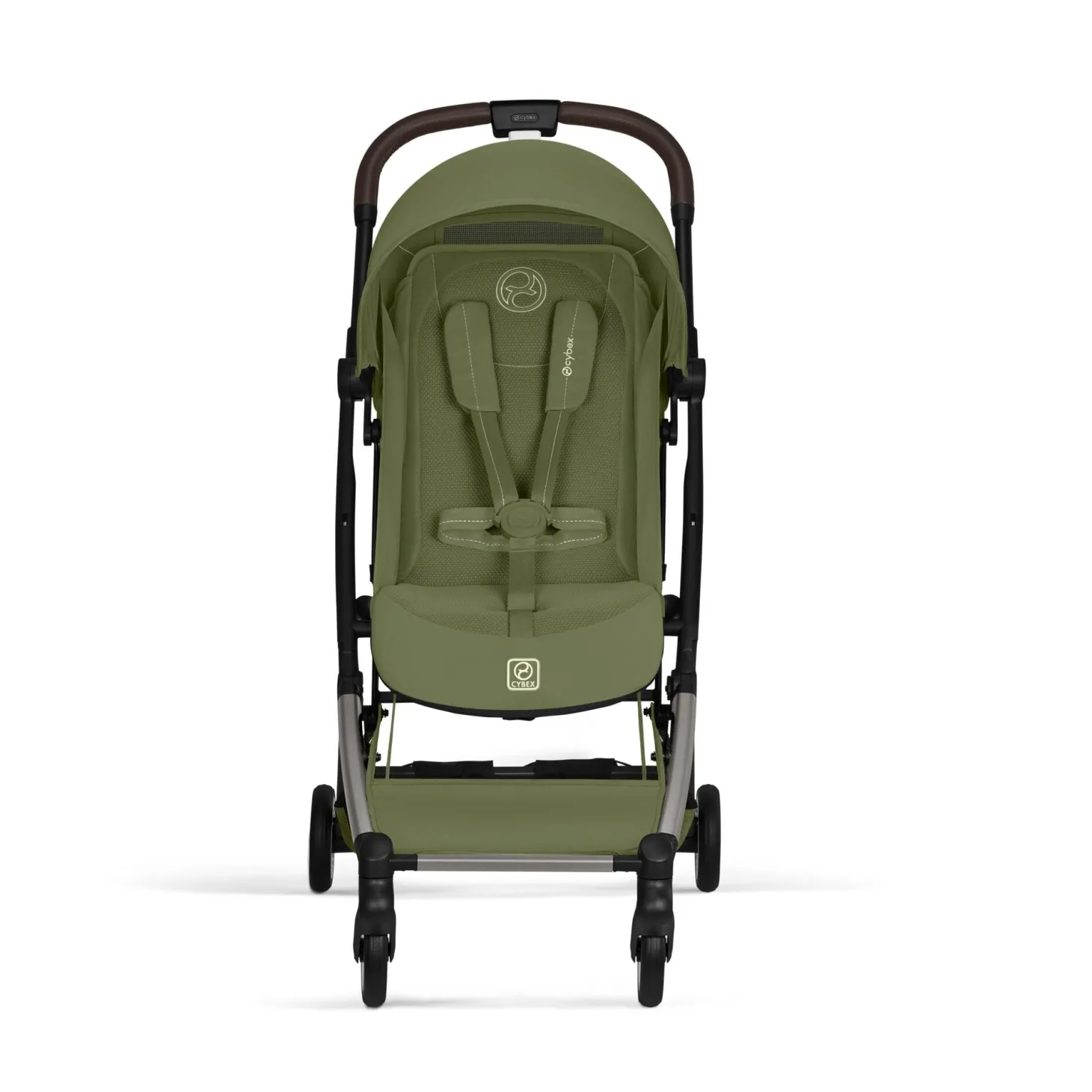Cybex Poussette Ultra Compacte Orfeo Châssis Taupe - Moss Green