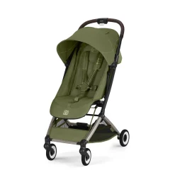 Cybex Poussette Ultra Compacte Orfeo Châssis Taupe - Moss Green