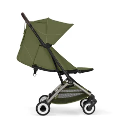 Cybex Poussette Ultra Compacte Orfeo Châssis Taupe - Moss Green