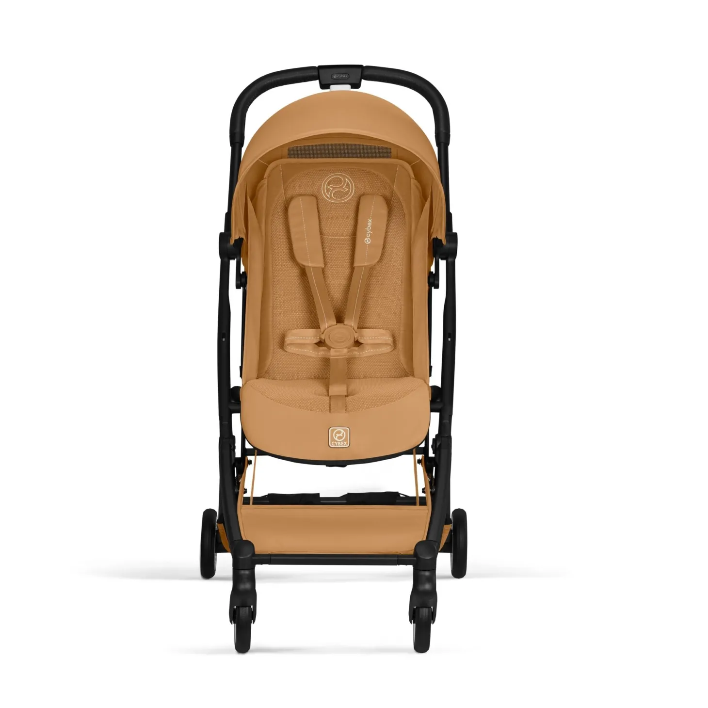 Cybex Poussette Ultra Compacte Orfeo Châssis Black - Cinnamon Yellow