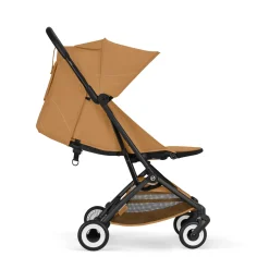 Cybex Poussette Ultra Compacte Orfeo Châssis Black - Cinnamon Yellow