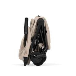 Cybex Poussette ultra-compacte avec nacelle pliable Duo Coya Matt Black / Cozy Beige