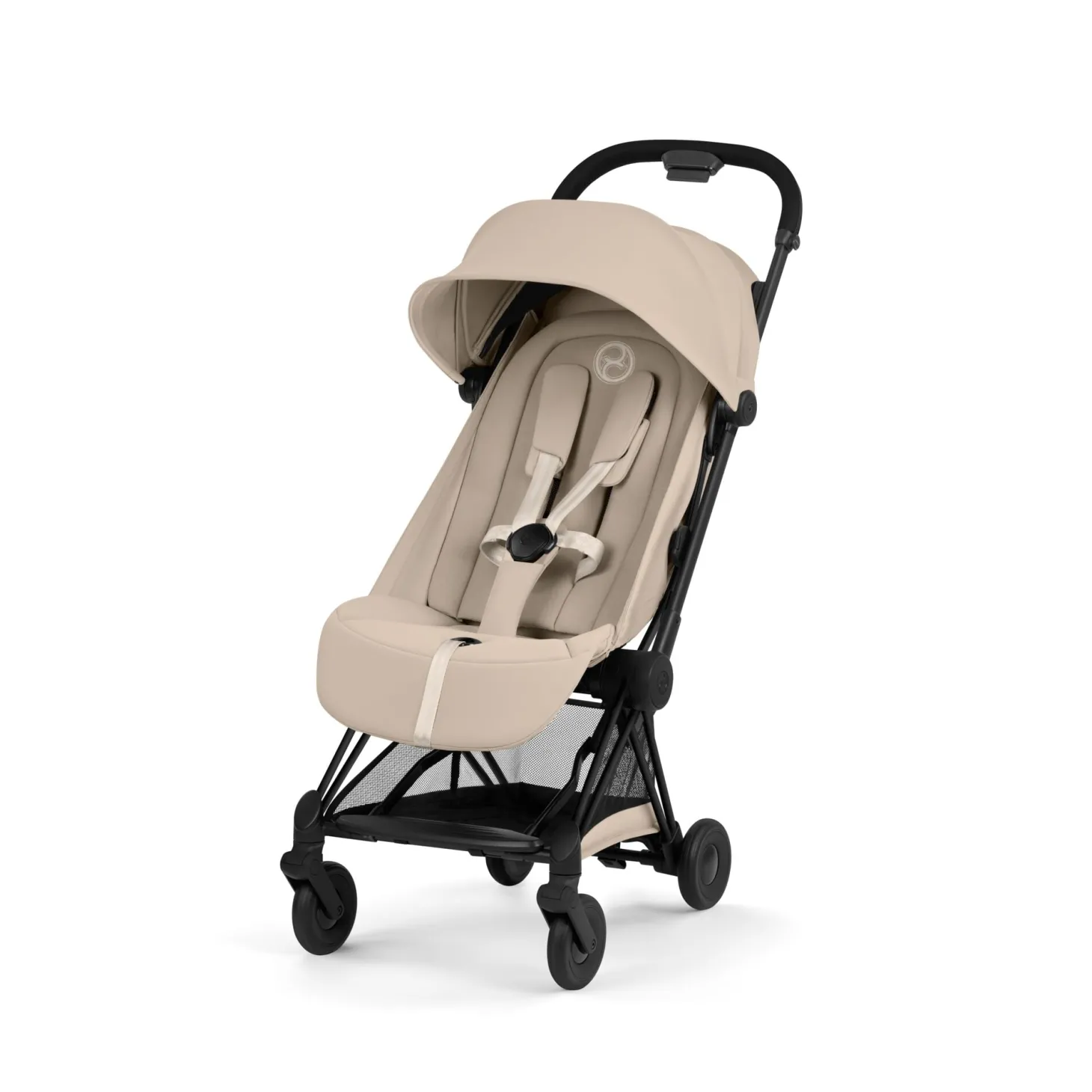 Cybex Poussette ultra-compacte avec nacelle pliable Duo Coya Matt Black / Cozy Beige