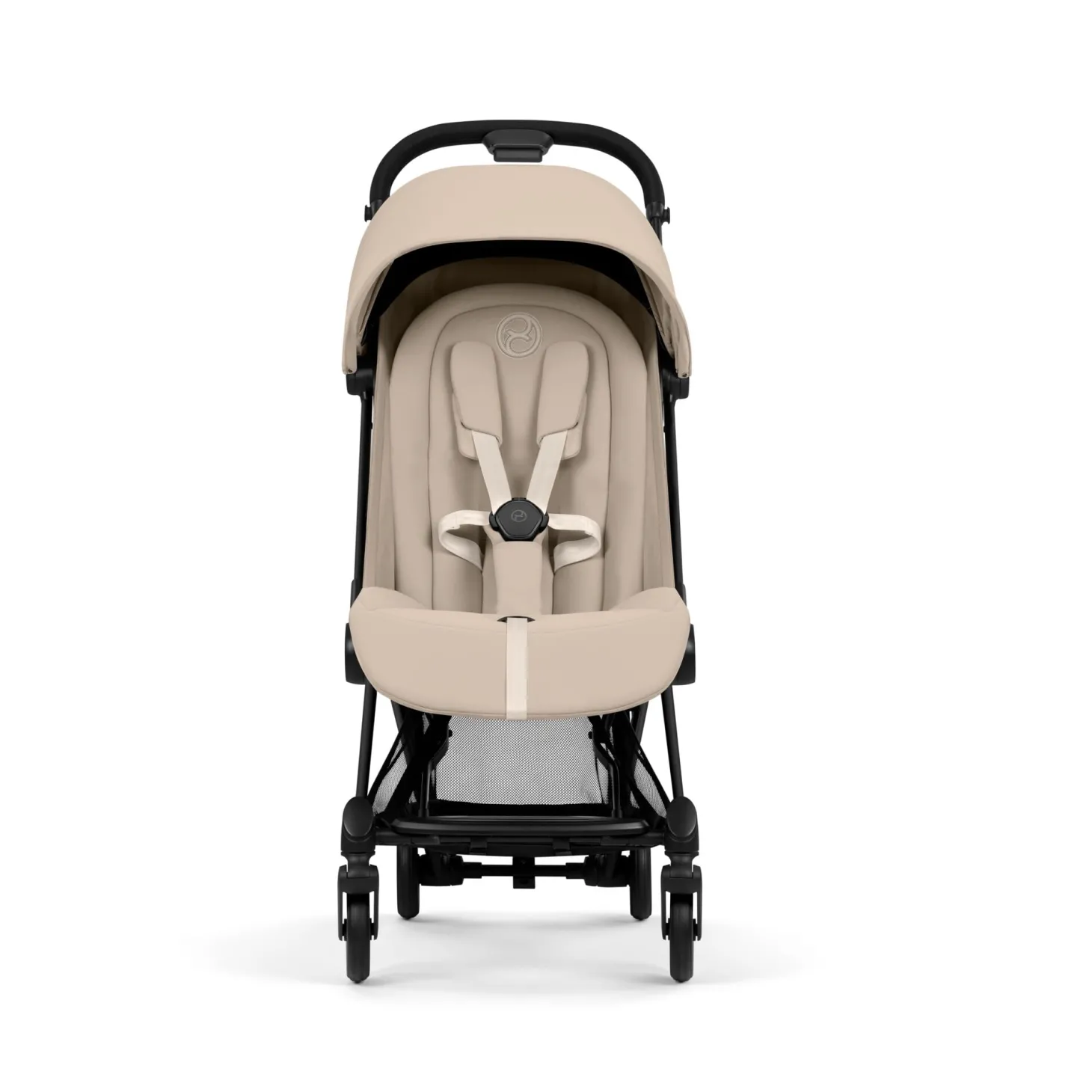Cybex Poussette ultra-compacte avec nacelle pliable Duo Coya Matt Black / Cozy Beige