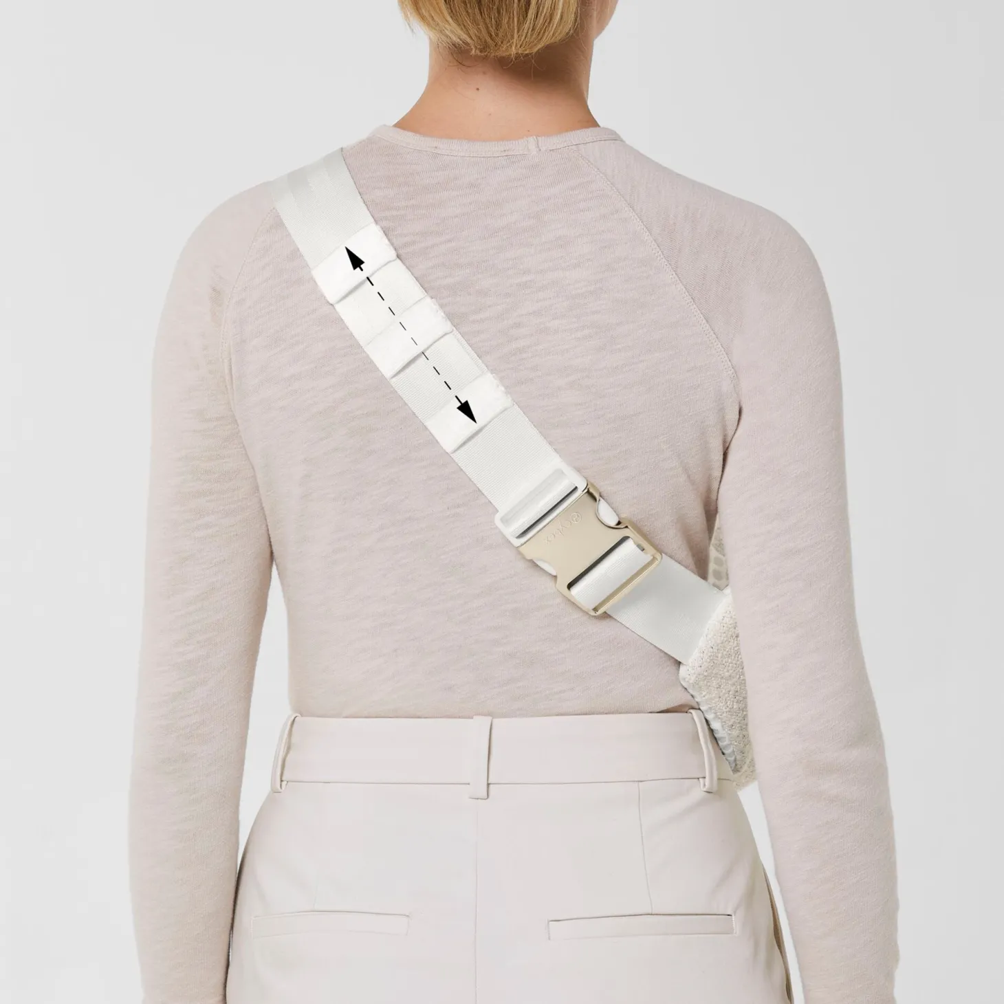 Cybex Sac banane Bouclé Cream White