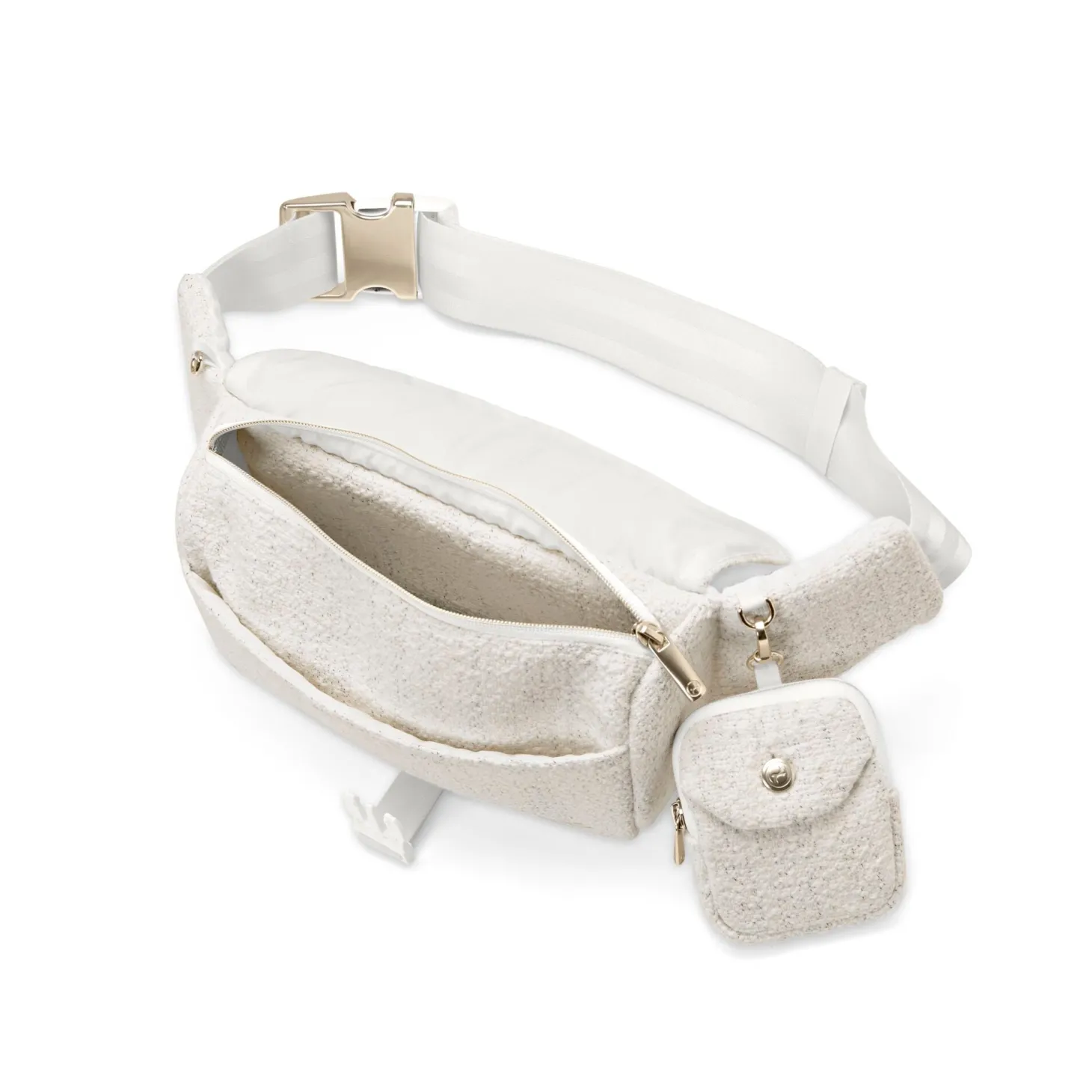 Cybex Sac banane Bouclé Cream White