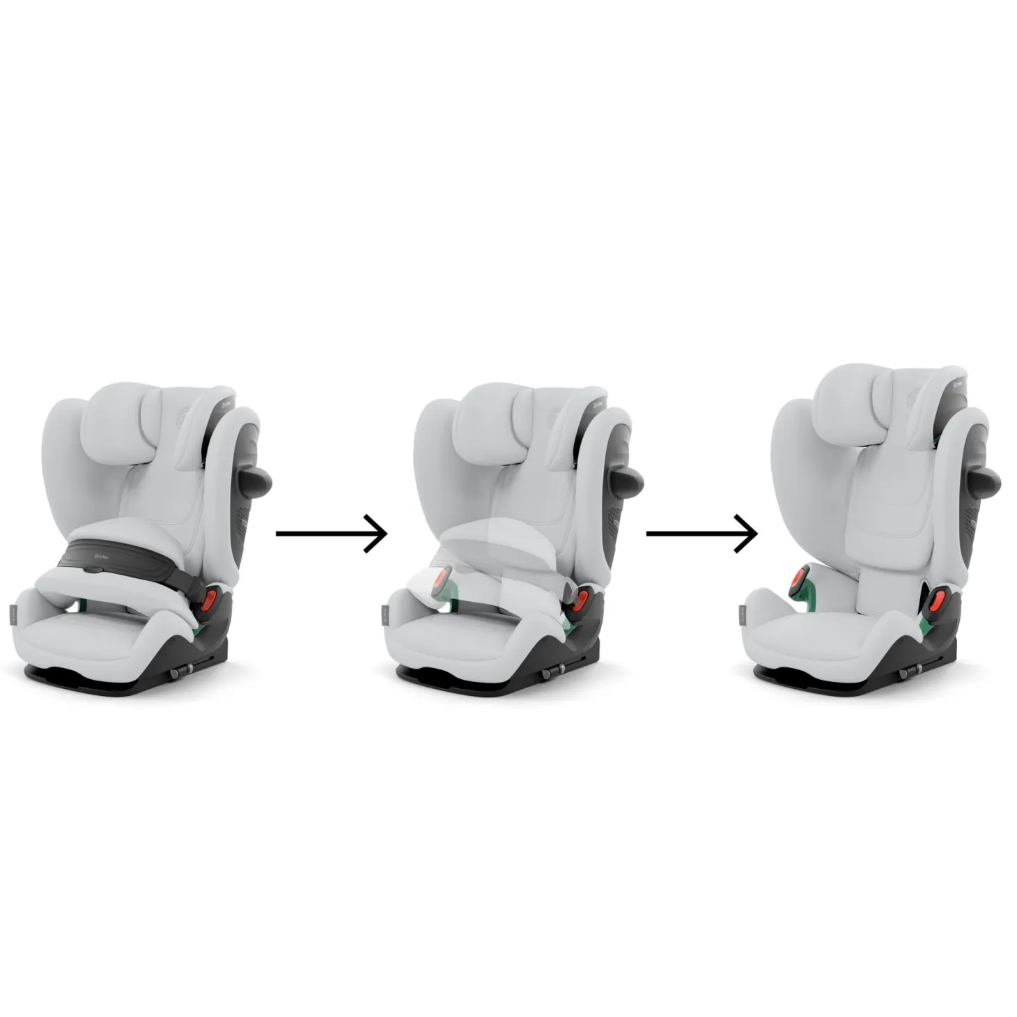 Cybex Siège Auto Pallas G3 avec Bouclier Fog Grey