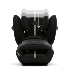 Cybex Siège Auto Pallas G3 tissu Plus avec Bouclier Moon Black