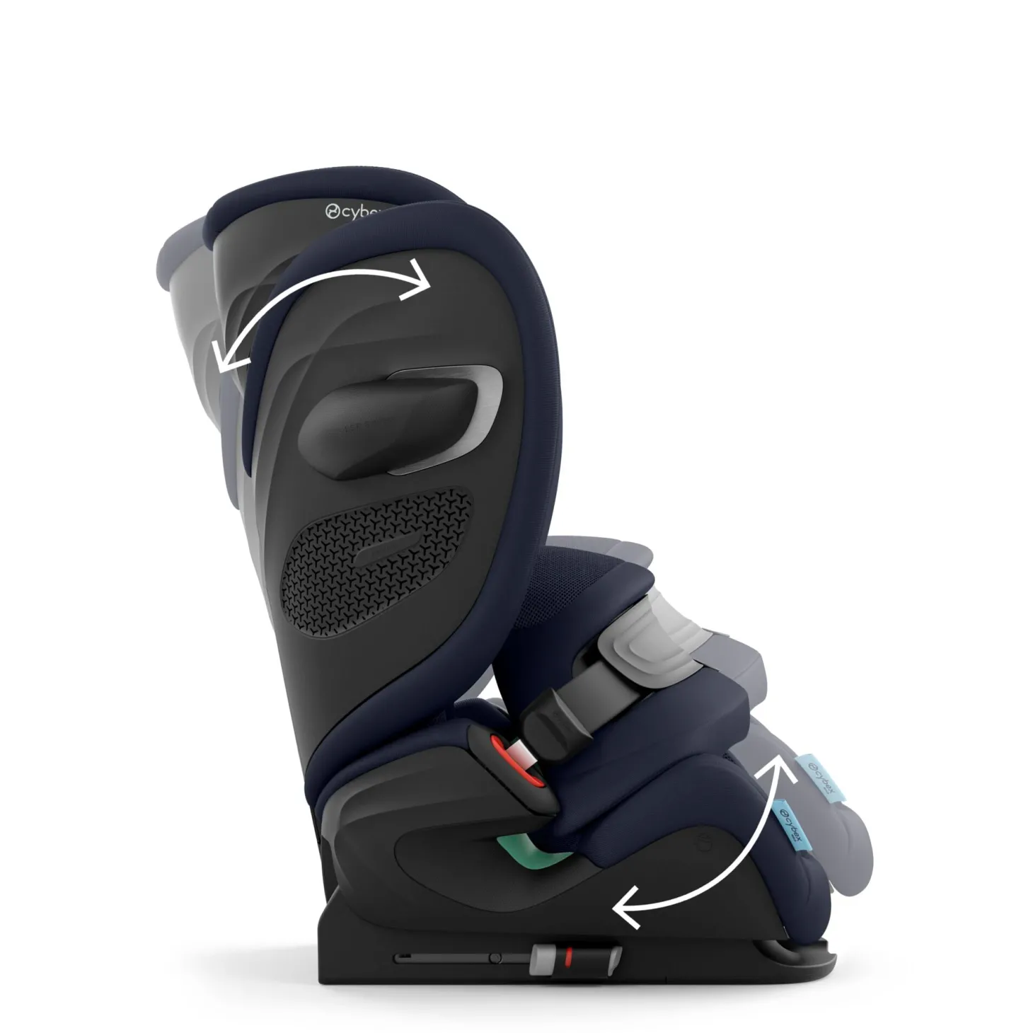 Cybex Siège Auto Pallas G3 tissu Plus avec Bouclier Ocean Blue