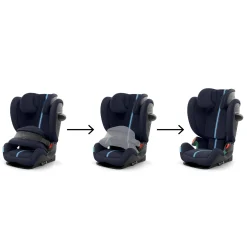 Cybex Siège Auto Pallas G3 tissu Plus avec Bouclier Ocean Blue