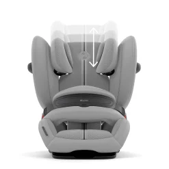 Cybex Siège Auto Pallas G3 tissu Plus avec Bouclier Stone Grey