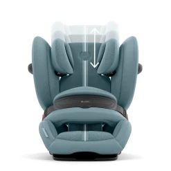 Cybex Siège Auto Pallas G3 tissu Plus avec Bouclier Stormy Blue