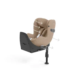 Cybex                    Siège Auto Sirona T i-Size Tissu Plus    Cozy Beige