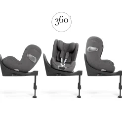 Cybex Siège Auto Sirona T i-Size Tissu Plus Mirage Grey