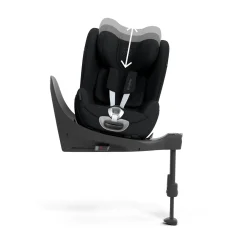 Cybex                    Siège Auto Sirona T i-Size Tissu Plus    Sepia Black