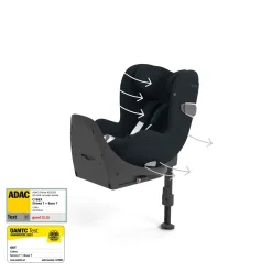 Cybex                    Siège Auto Sirona T i-Size Tissu Plus    Nautical Blue