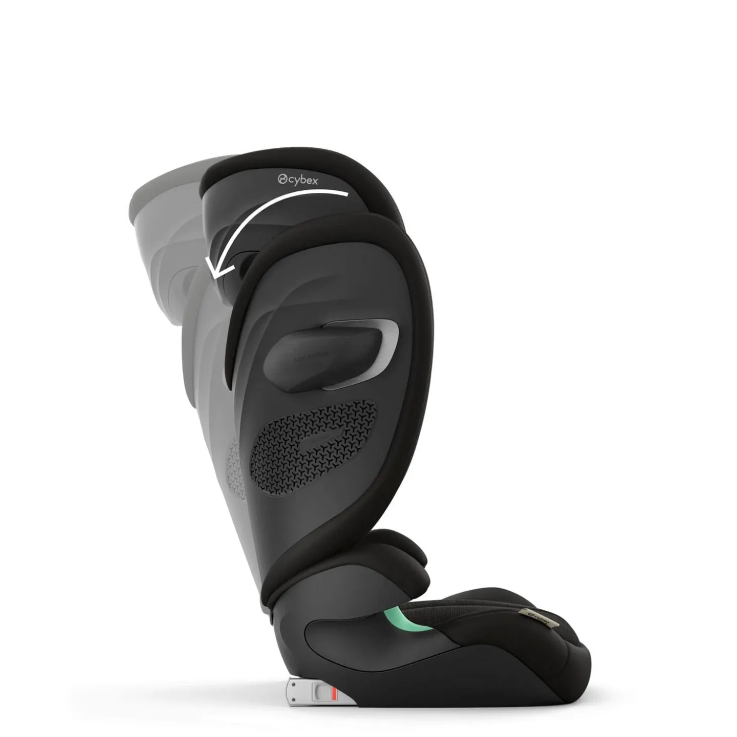 Cybex Siège auto Solution G2 i-Fix Tissu Plus Moon Black