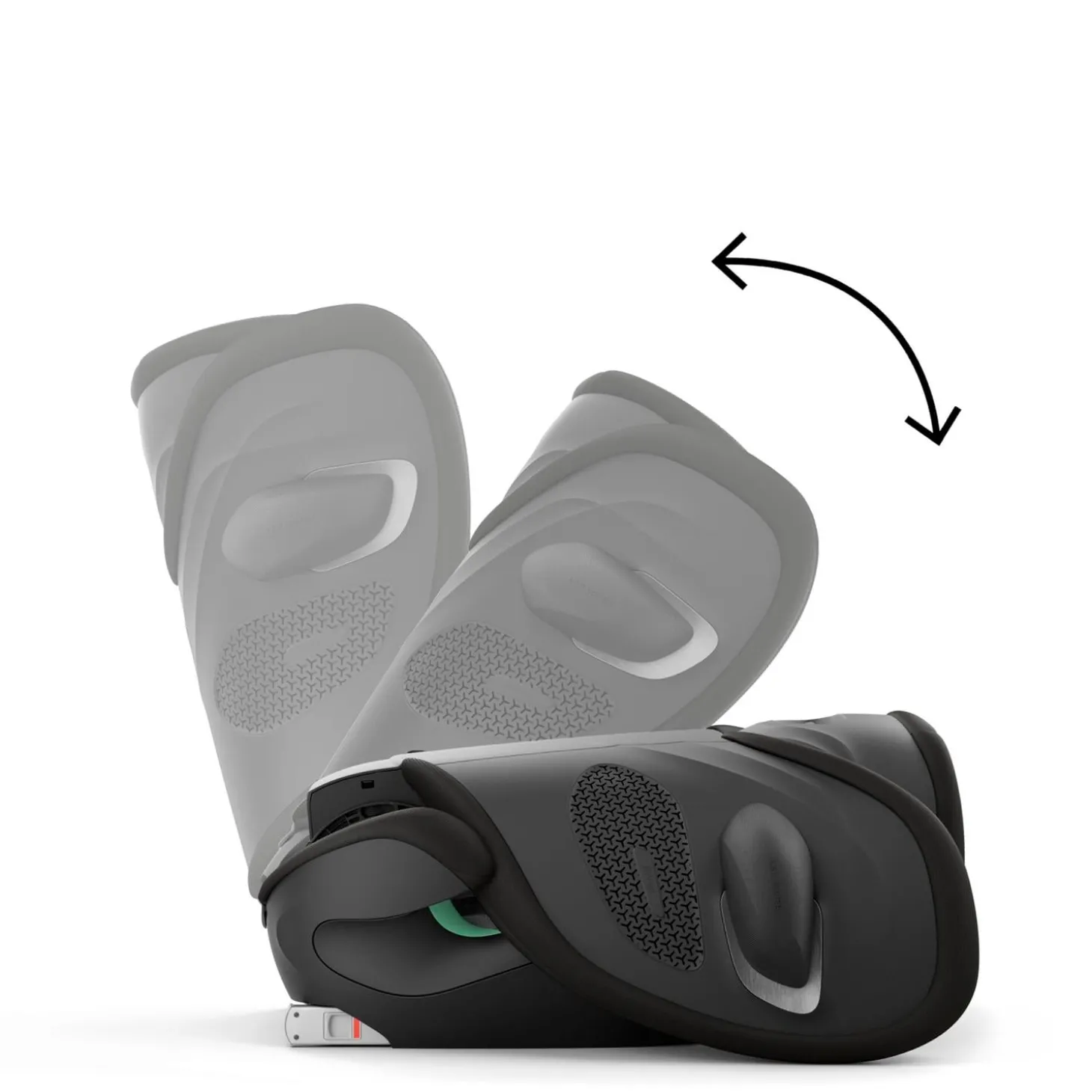 Cybex Siège auto Solution G2 i-Fix Tissu Plus Moon Black