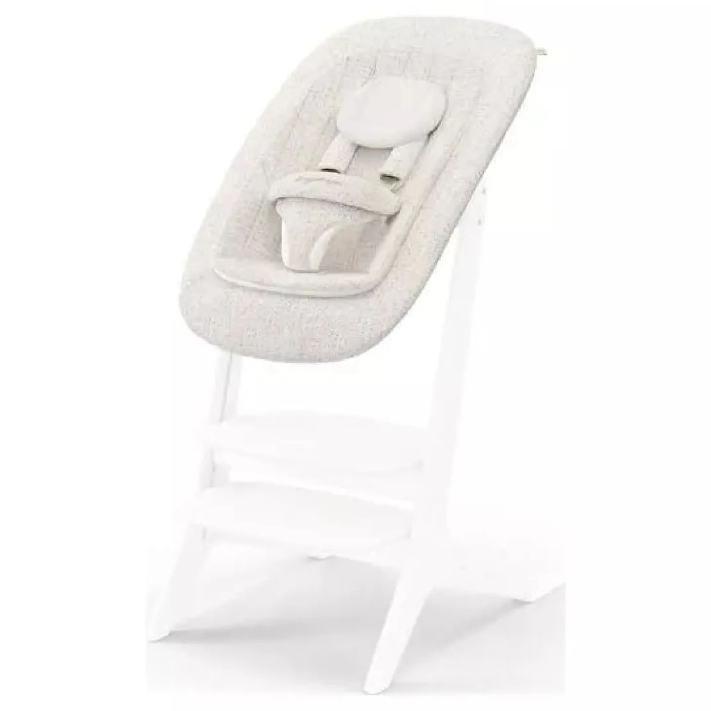 Cybex Transat Platinum compatible avec chaise haute LEMO White Wood