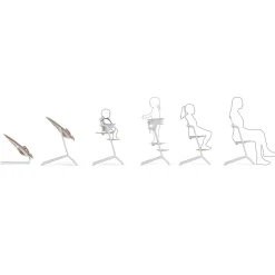 Cybex Transat pour chaises hautes Lemo et Click & Fold Almond Beige