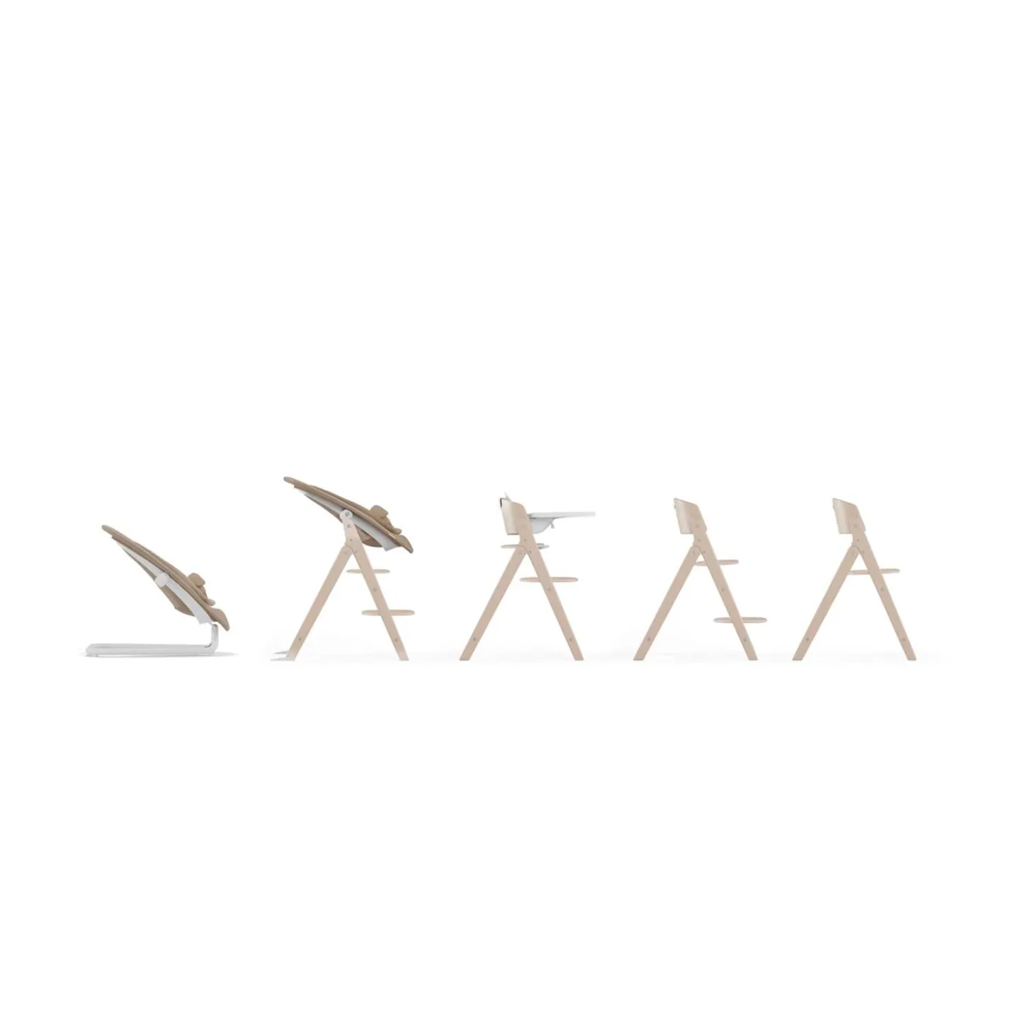 Cybex Transat pour chaises hautes Lemo et Click & Fold Almond Beige