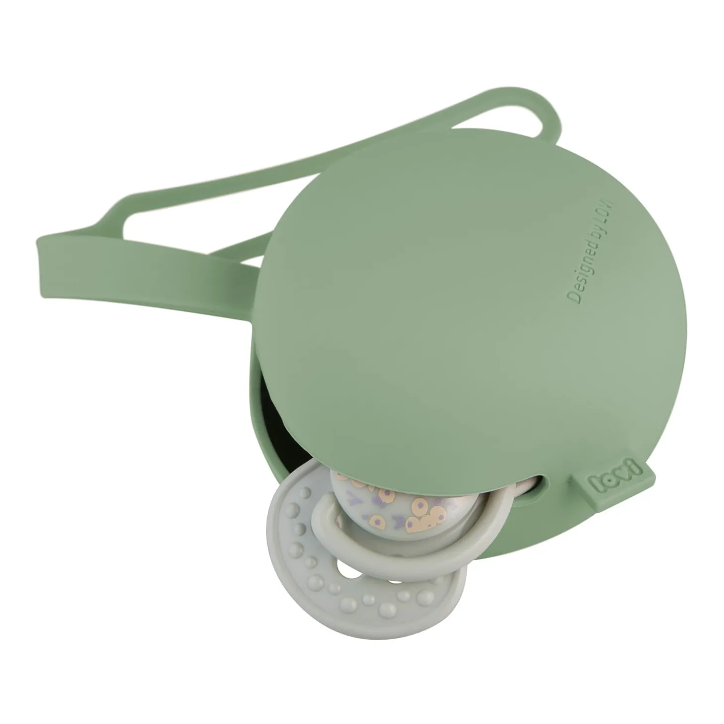 Difrax Lovi Boîte à Sucette En Silicone Assortis Multicolore