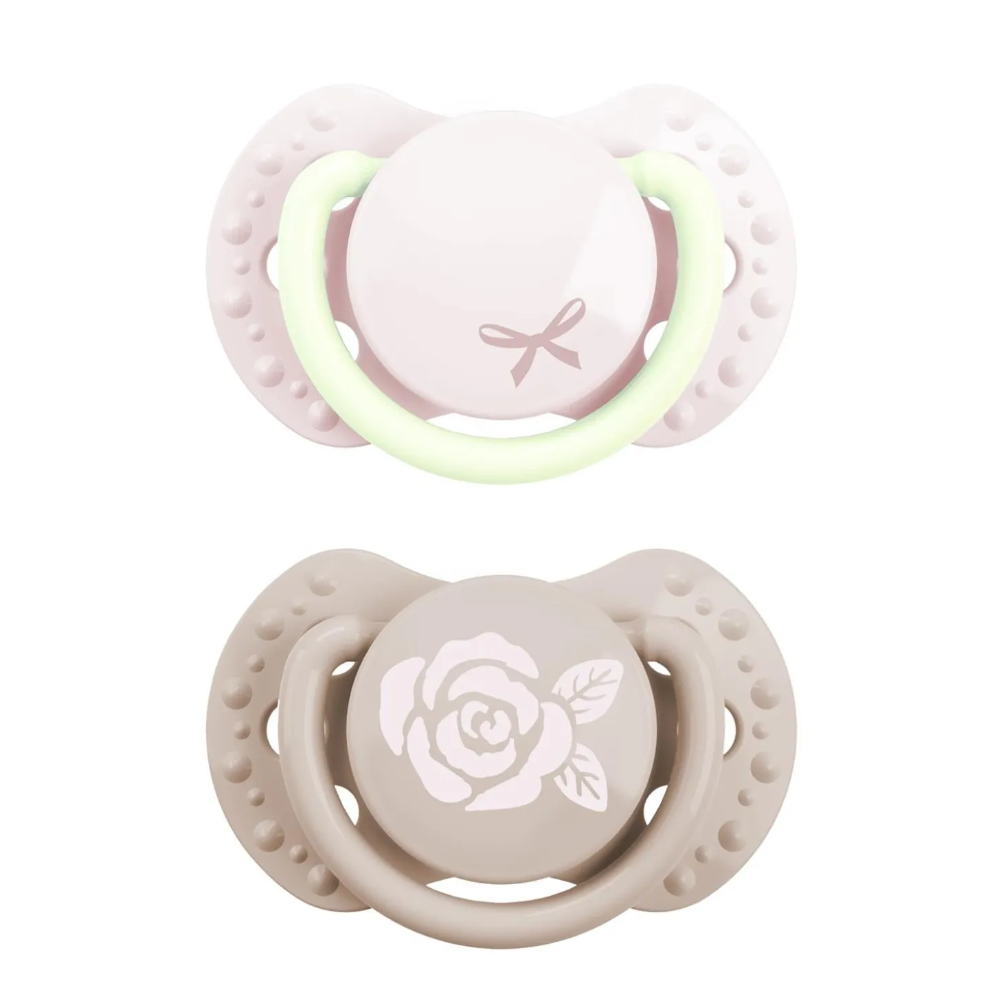 Difrax Lovi Sucette dynamique Nouveau né Babyshower Rose Naissance