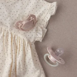 Difrax Lovi Sucette dynamique Nouveau né Babyshower Rose Naissance