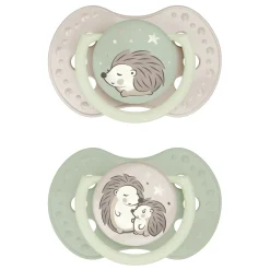 Difrax Lovi                    Sucette Dynamique Day&Night Unisex    Blanc/Vert clair