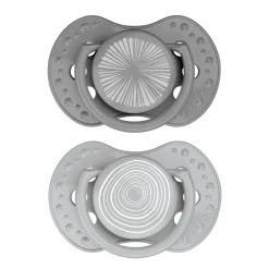 Difrax Lovi                    Sucette dynamique    Gris Claire / Gris Foncé