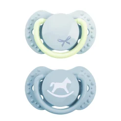 Difrax Lovi Sucette dynamique Nouveau né Babyshower Bleu Naissance