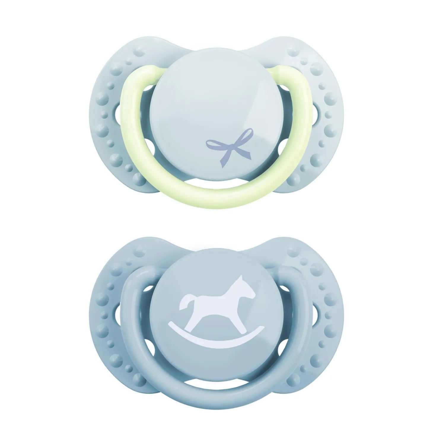 Difrax Lovi Sucette dynamique Nouveau né Babyshower Bleu Naissance
