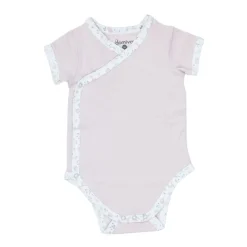 Domiva                    2 bodys manches courtes lilas    3 mois