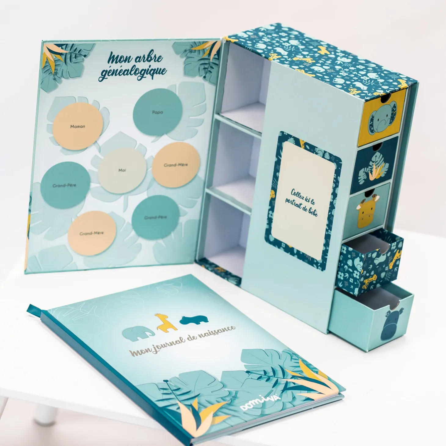 Domiva Boîte à trésor + journal de naissance Za Ni Mo