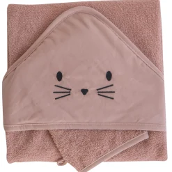 Domiva                    Coffret sortie de bain + gant    Terracotta            75x75 cm