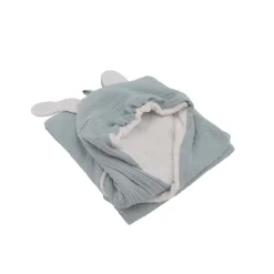 Domiva                    Coffret sortie de bain    Bleu Vintage            75x75 cm