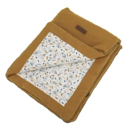 Domiva Couverture double face au fil de l'eau Marron 75x100 cm