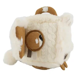 Domiva Cube d'activites boubou Beige 15 x 15 cm