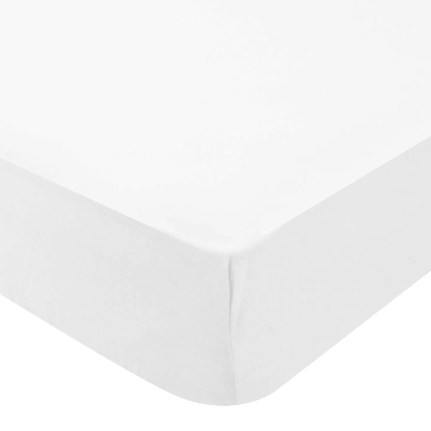 Domiva Drap housse en coton bio Blanc 70x140 cm
