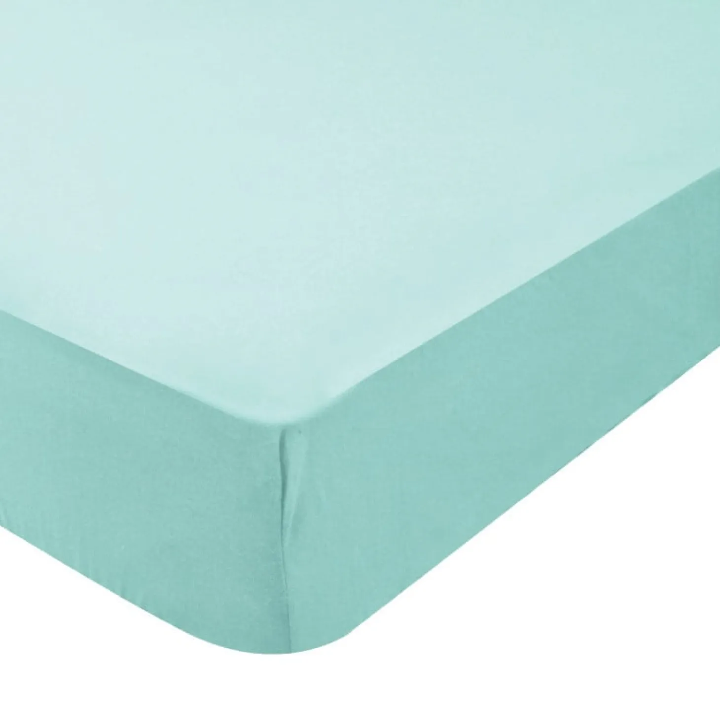 Domiva Drap housse Jersey Aqua 70x140 cm