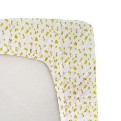 Domiva                    Drap housse jersey Imprime    Honey Moon Savane