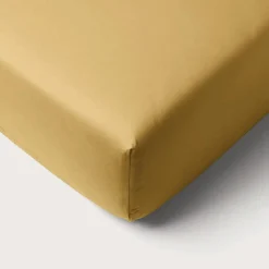 Domiva                    Drap-Housse Jersey    Moutarde