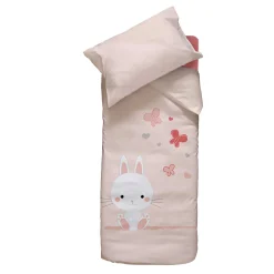 Domiva                    Housse de couette + taie d'oreiller Lapinou